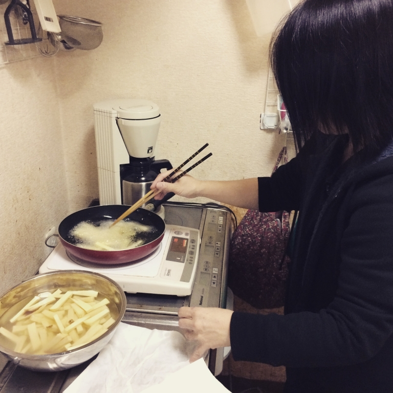 巨大さつまいもが変身♬