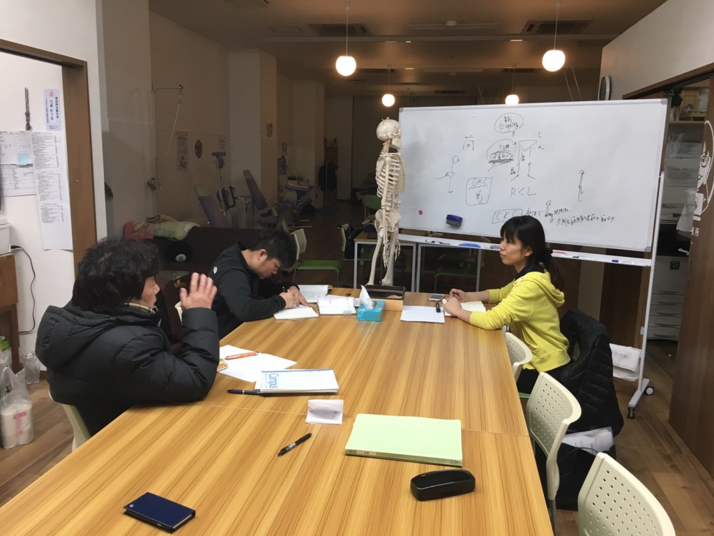 月に1回の機能訓練指導員の勉強会